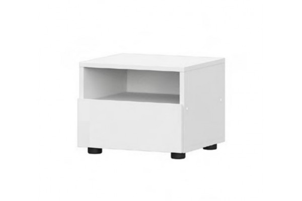 Тумба прикроватная Токио NN-МЕБЕЛЬ (Белый текстурный)