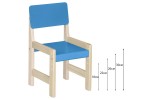Стул детский регулируемый (синий) фабрика Элегия в Минске Стул детский регулируемый (синий) фабрика Элегия