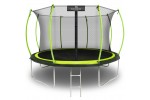 Батут пружинный с защитной сеткой Calviano 374 см - 12ft INSIDE master green в Минске Батут пружинный с защитной сеткой Calviano 374 см - 12ft INSIDE master green