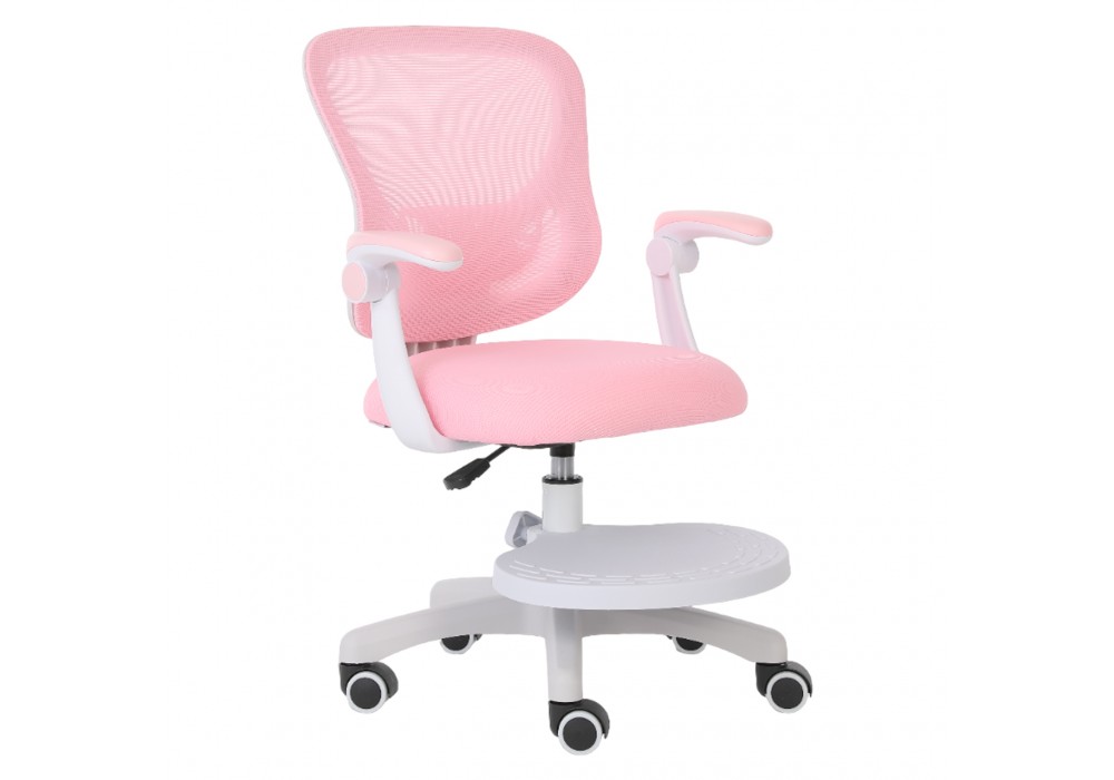 Кресло для сидения с регулировкой высоты Calviano Comfy розовое с подножкой в Минске Кресло для сидения с регулировкой высоты Calviano Comfy розовое с подножкой