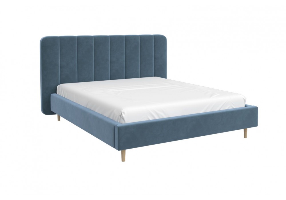 Кровать "Рино"  (Джинс) с подъёмным механизмом  160х200  фабрика БравоМебель в Минске Кровать "Рино"  (Джинс) с подъёмным механизмом  160х200  фабрика БравоМебель