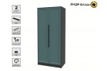 Шкаф комбинированный Концепт Тренд КТ-Ш2 (Антрацит/Верде) фабрика Интерлиния
