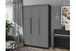Шкаф комбинированный Концепт Тренд КТ-Ш3 (Антрацит/Дуб Серый) фабрика Интерлиния