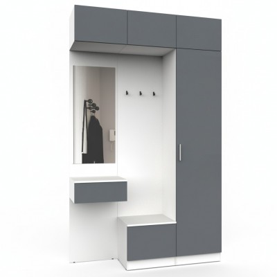  Прихожая Марсель-205 МР 01-205  (Графит серый)