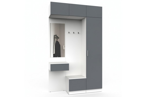 Прихожая Марсель-205 МР 01-205  (Графит серый)