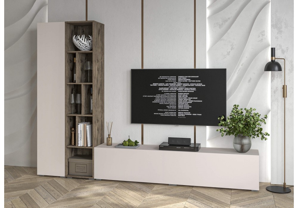 Гостиная Neo - 9 (Дуб веллингтон/Персидский жемчуг) фабрика Интерлиния в Минске Гостиная Neo - 9 (Дуб веллингтон/Персидский жемчуг) фабрика Интерлиния