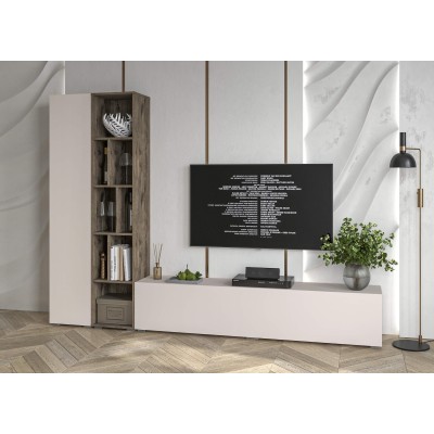 Гостиная Neo - 9  (Дуб веллингтон/Персидский жемчуг)  фабрика Интерлиния  