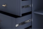 Комод 5 ящиков Джали, (Ночное Небо/Темный Лазурный) фабрика Браво Мебель