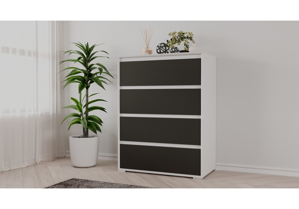 Комод Aleksa RG-04 (Белый премиум/Кобальт) фабрика Рэйгрупп в Минске Комод Aleksa RG-04 (Белый премиум/Кобальт) фабрика Рэйгрупп