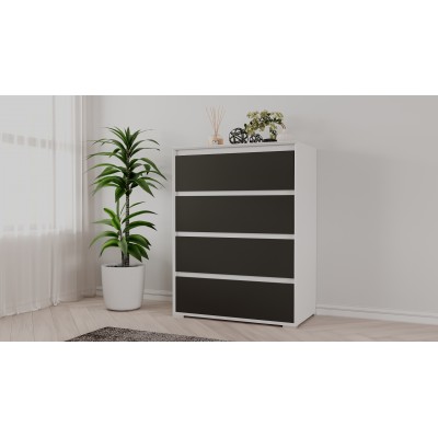 Комод Aleksa RG-04  (Белый премиум/Кобальт)  фабрика Рэйгрупп