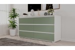 Комод Aleksa RG-06  (Белый премиум/Зеленый самшит)  фабрика Рэйгрупп