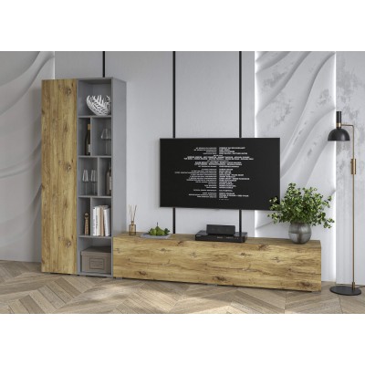 Гостиная Neo - 9  (Серебро/Дуб нокс)  фабрика Интерлиния  