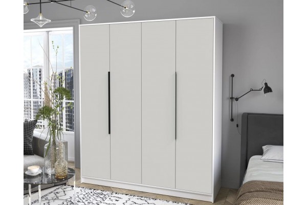 Шкаф комбинированный Концепт КТ-Ш4  (Белый/Персидский жемчуг) фабрика Интерлиния