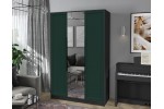 Шкаф комбинированный Концепт Тренд КТ-Ш3(З) (Антрацит/Изумруд) фабрика Интерлиния