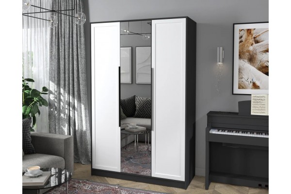 Шкаф комбинированный Концепт Тренд КТ-Ш3(З) (Антрацит/Белый) фабрика Интерлиния