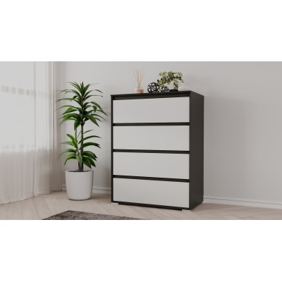 Комод Aleksa RG-04  (Кобальт/Белый премиум)  фабрика Рэйгрупп