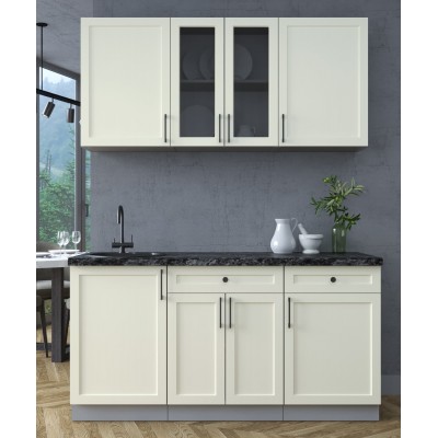 Готовая кухня Тренд Soft-touch 1,6А (Белый/Белый) фабрика Интерлиния Готовая кухня Тренд Soft-touch 1,6А (Белый/Белый) фабрика Интерлиния