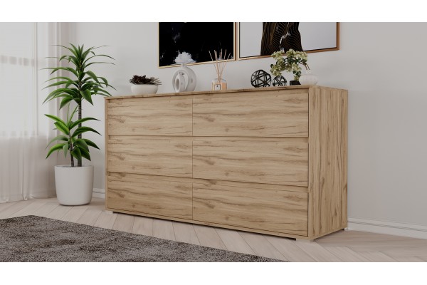 Комод Aleksa RG-06  (Дуб элисон)  фабрика Рэйгрупп