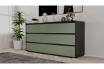 Комод Aleksa RG-06  (Кобальт/Зеленый самшит)  фабрика Рэйгрупп