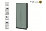 Шкаф комбинированный Концепт Тренд КТ-Ш2 (Антрацит/Мята) фабрика Интерлиния