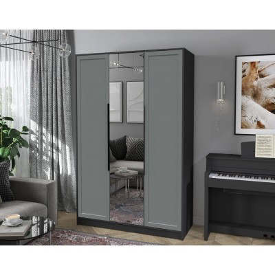 Шкаф комбинированный Концепт Тренд КТ-Ш3(З) (Антрацит/Серый) фабрика Интерлиния  