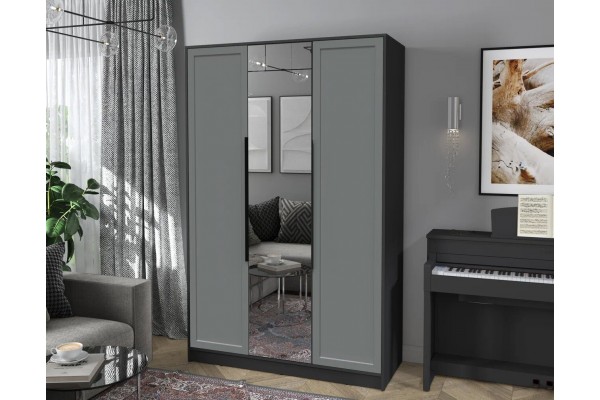 Шкаф комбинированный Концепт Тренд КТ-Ш3(З) (Антрацит/Серый) фабрика Интерлиния