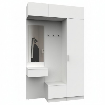  Прихожая Марсель-205 МР 01-205  ( Белый премиум)