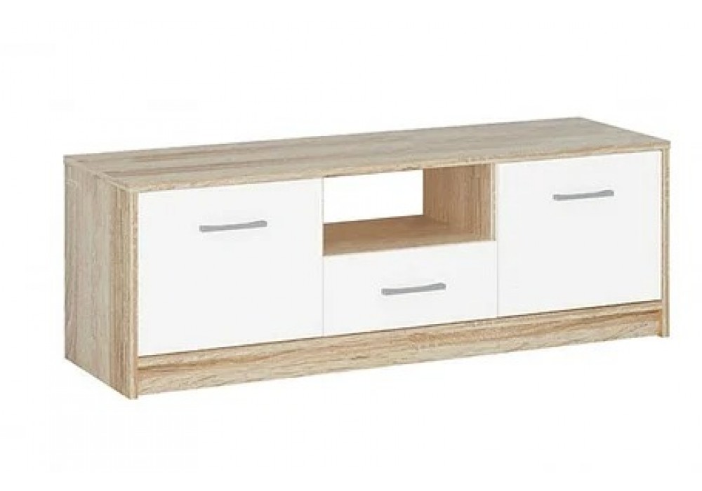 Тумба под Тв 2 дв. "Стелс" (Дуб сонома/белый) фабрика Империал в Минске Тумба под Тв 2 дв. "Стелс" (Дуб сонома/белый) фабрика Империал