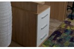 Стол Гарвард 120 3ящ (Дуб сонома/белый)  фабрика Империал в Минске Стол Гарвард 120 3ящ (Дуб сонома/белый)  фабрика Империал