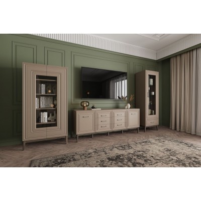  Гостиная Гориция (Лак Мокко мус) фабрика Браво Мебель