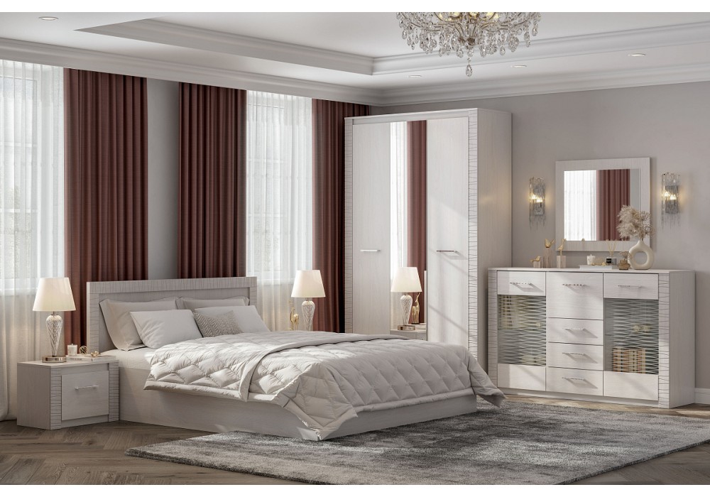 Спальня МС "ГАММА 20" SV-МЕБЕЛЬ (Ясень Анкор св./Сандал св.)