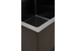 Кухонная мойка из нержавейки BLANTEK LS-5050B Nano black (+ 500B40B)