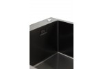 Кухонная мойка из нержавейки BLANTEK LS-5050B Nano black (+ 500B40B)