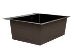 Кухонная мойка из нержавейки BLANTEK LS-5848HN Honeycomb Nano black (+ 500B40B)