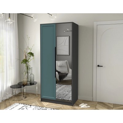 Шкаф комбинированный Концепт Тренд КТ-Ш2(З) (Антрацит/Верде) фабрика Интерлиния  