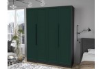 Шкаф комбинированный Концепт Тренд КТ-Ш4 (Антрацит/Изумруд) фабрика Интерлиния
