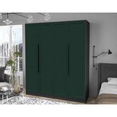 Шкаф комбинированный Концепт Тренд КТ-Ш4 (Антрацит/Изумруд) фабрика Интерлиния  