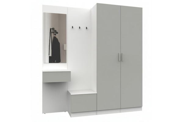 Прихожая Марсель-107 МР 01-107  (Шиншилла серая)