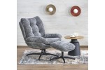 Комплект HALMAR PESTO (кресло+подставка для ног) серый в Минске Комплект HALMAR PESTO (кресло+подставка для ног) серый