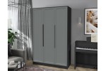 Шкаф комбинированный Концепт Тренд КТ-Ш3 (Антрацит/Серый) фабрика Интерлиния