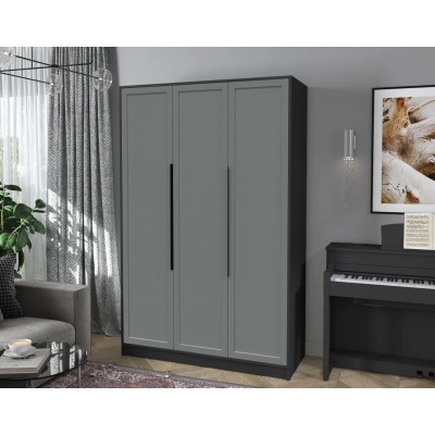 Шкаф комбинированный Концепт Тренд КТ-Ш3 (Антрацит/Серый) фабрика Интерлиния  