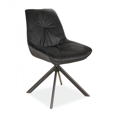 Стул SIGNAL BOOGIE I VELVET Bluvel 19 черный/черный мат Стул SIGNAL BOOGIE I VELVET Bluvel 19 черный/черный мат