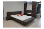 Кровать Куба 1600 с ящиком  ( Таксус/Вольфрам )  фабрика Браво Мебель