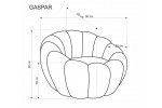 Кресло HALMAR GASPAR 2 (бежевый)