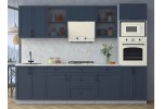 Готовая кухня Тренд Soft-touch 2,8В (Индиго/Индиго) фабрика Интерлиния