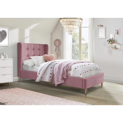 Кровать HALMAR ESTELLA розовый, 90/200 Кровать HALMAR ESTELLA розовый, 90/200