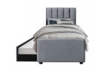 Кровать HALMAR RUSSO серый, 90/200 в Минске Кровать HALMAR RUSSO серый, 90/200