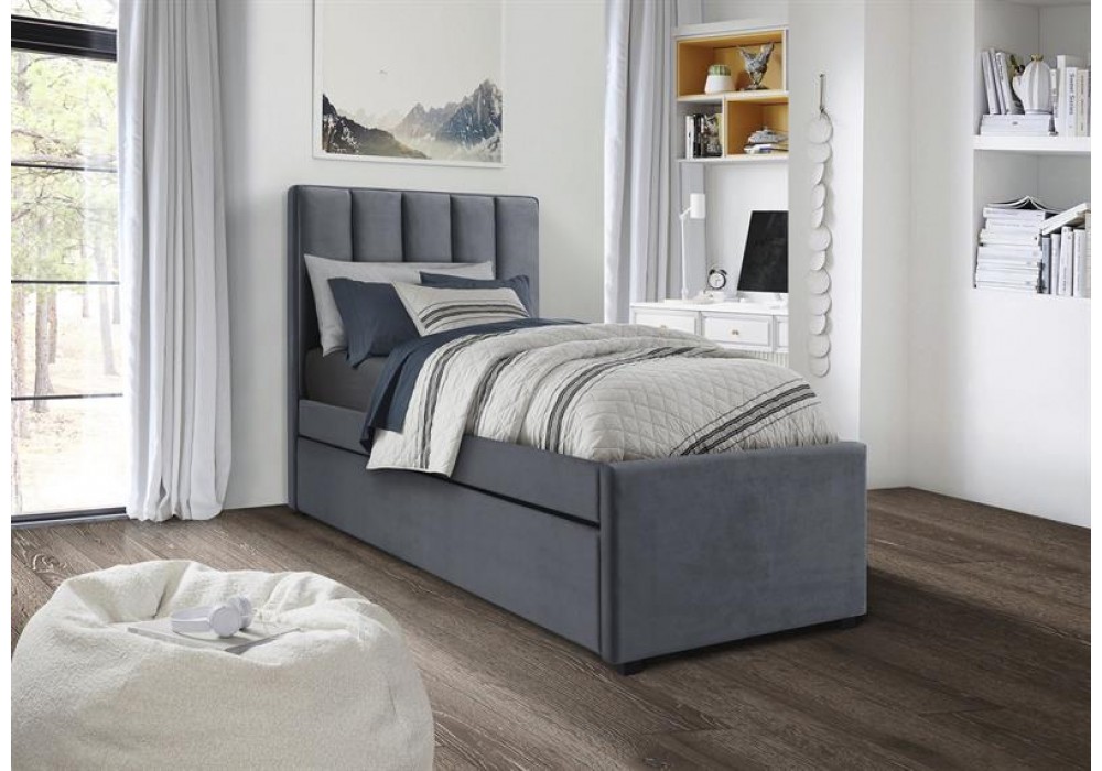 Кровать HALMAR RUSSO серый, 90/200 в Минске Кровать HALMAR RUSSO серый, 90/200