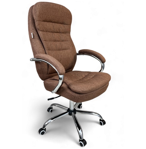 Офисное кресло Calviano (VIP-Masserano) Коричневая ткань