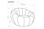Кресло HALMAR GASPAR (кремовый)